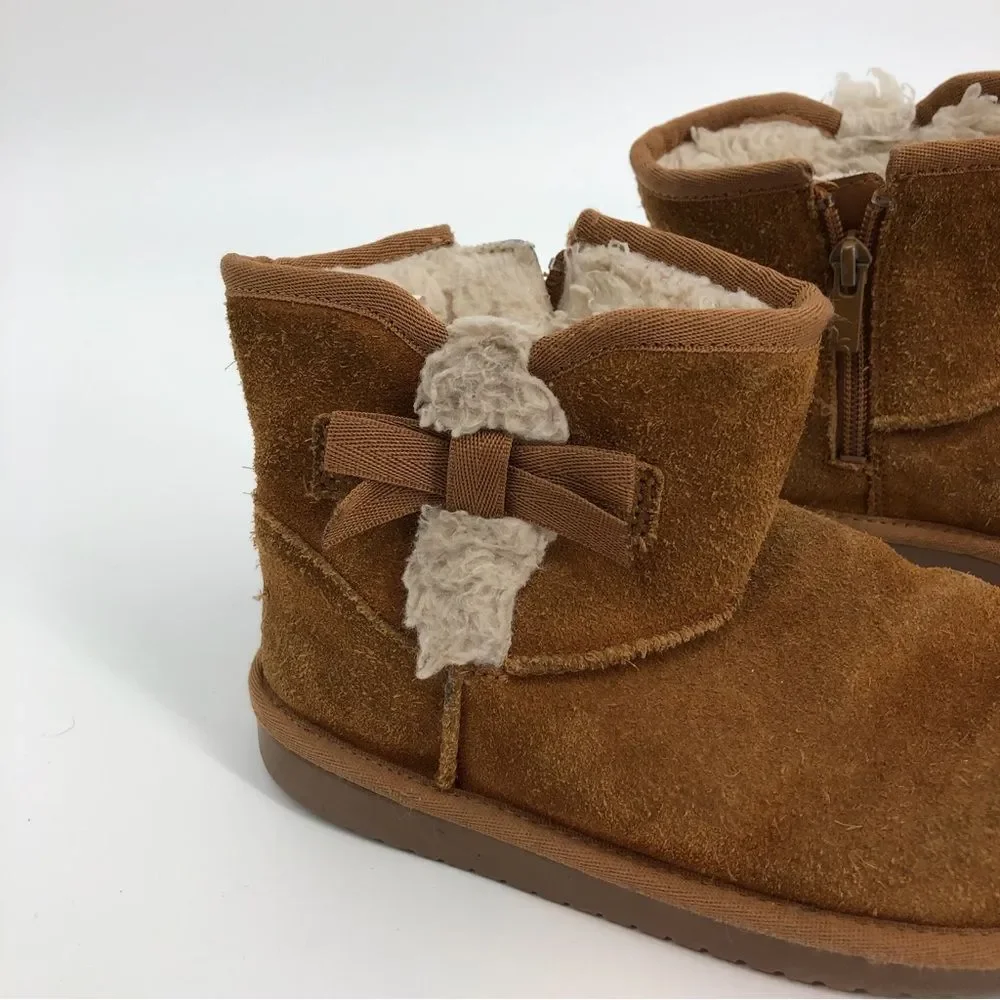 Koolaburra Ugg Girls Victoria Mini Boot Size 13 Chestnut‎ Brown Style 1117810